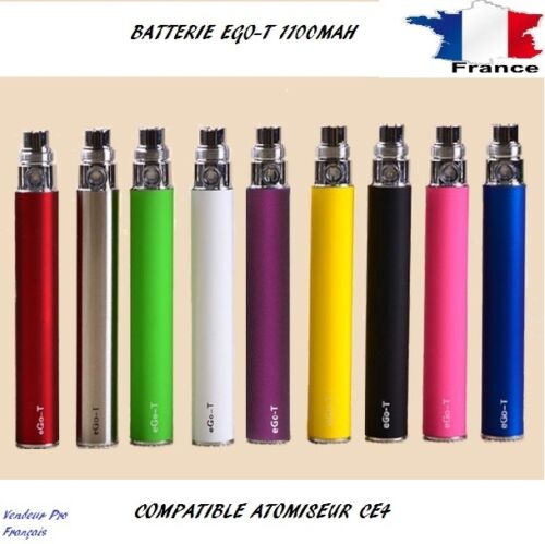 Original Batterie EGO-T Cigarette Electronique Réel 1100mAh (11 Coloris Dispo)